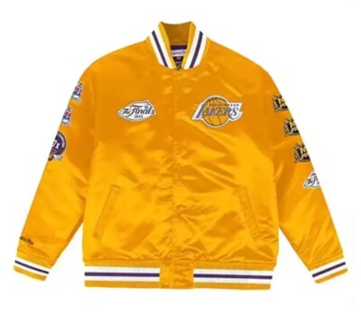 Varsity stain silk jacket Letterman Baseball Bomber jacket