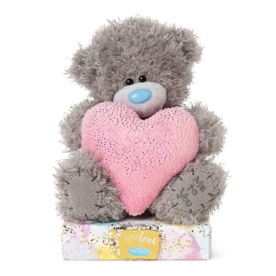 Me To You Tatty Teddy Sammler 7 Zoll Plüschbär - hält rosa Liebesherz