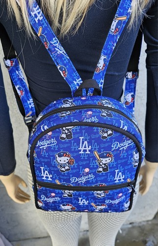 HELLO KITTY DODGERS BLUE MINI BACKPACK - Picture 9 of 12