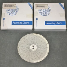 (120) Graphic Controls 4" Circular Paper Chart C015, -20 to 120°F for Dickson 15