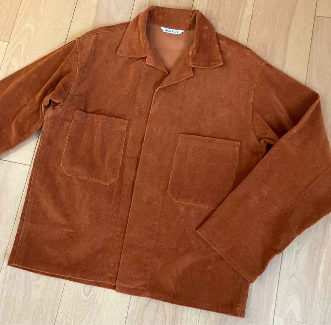 ジャケット・アウター AURALEE WASHED CORDUROY SHIRTS JACKET 3 AURALEE WASHED CORDUROY SHIRTS JACKET ジャケット・アウター
