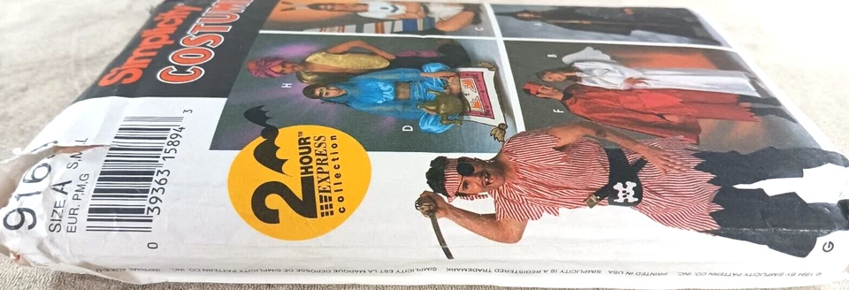 Costumes Witch Angel Devil Genie Size S M L Simplicity Uncut Sewing Pattern 9169 - Image 2 of 3