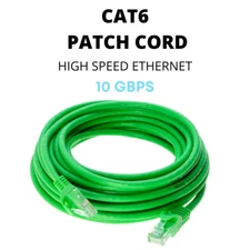 CAT6 Green Ethernet Patch Cord RJ45 550MHz Network Internet Router Cable LOT