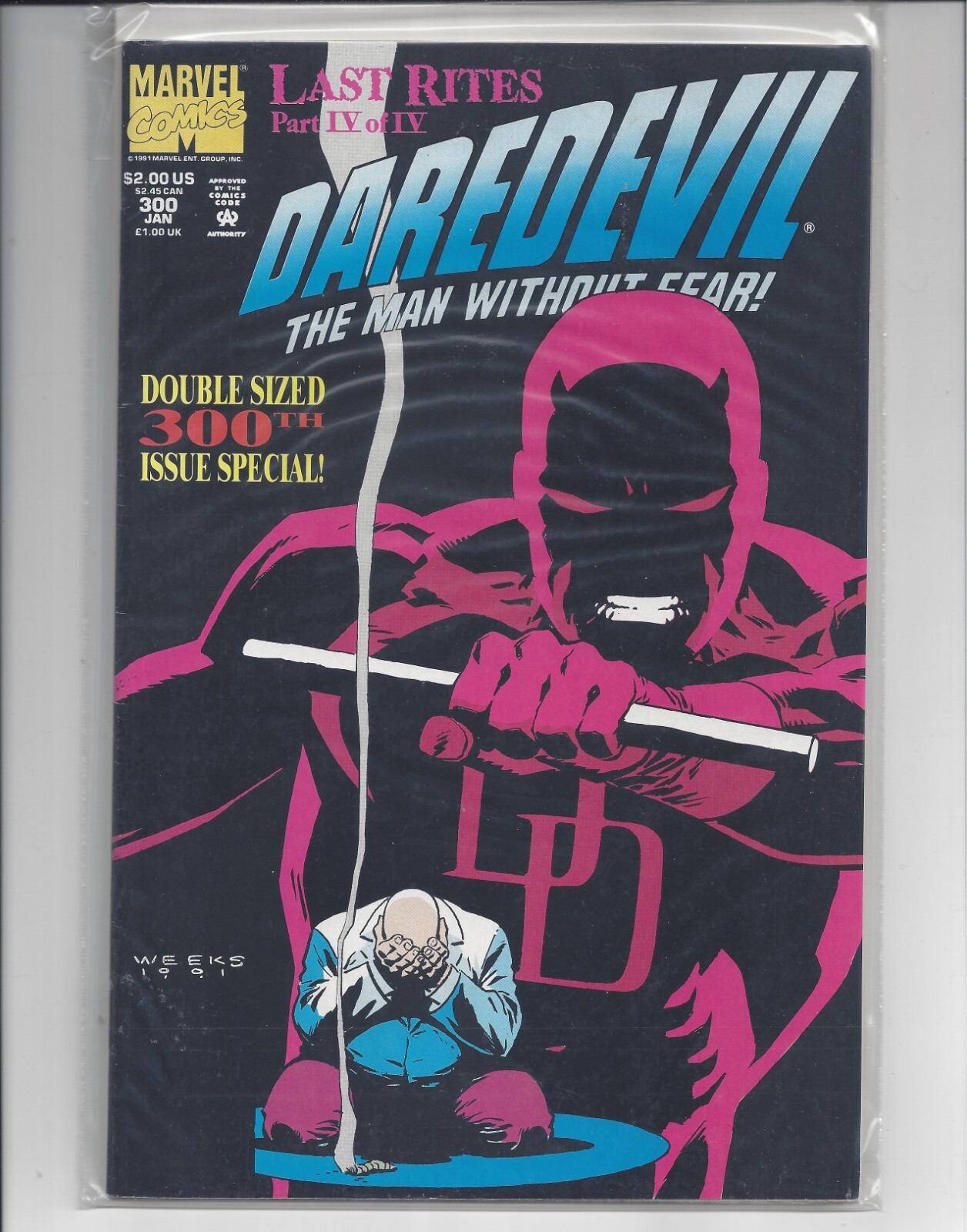 DAREDEVIL #300 Last Rites Part 4 Kingpin NM