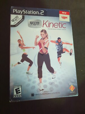 EyeToy: Kinetic (Sony PlayStation 2, 2005) Camera Included - Sealed 