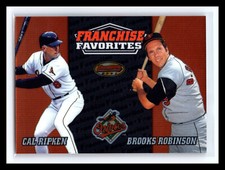 💥 Cal Ripken / Brooks Robinson 2000 Bowman's Best Franchise Favorites #FR2C
