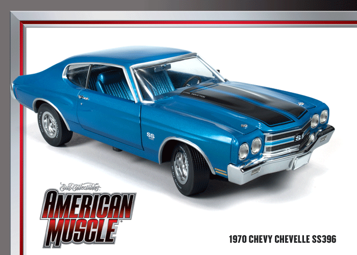 1970 Chevelle SS396 Lemans Blue 1:18 Auto World 956 | eBay