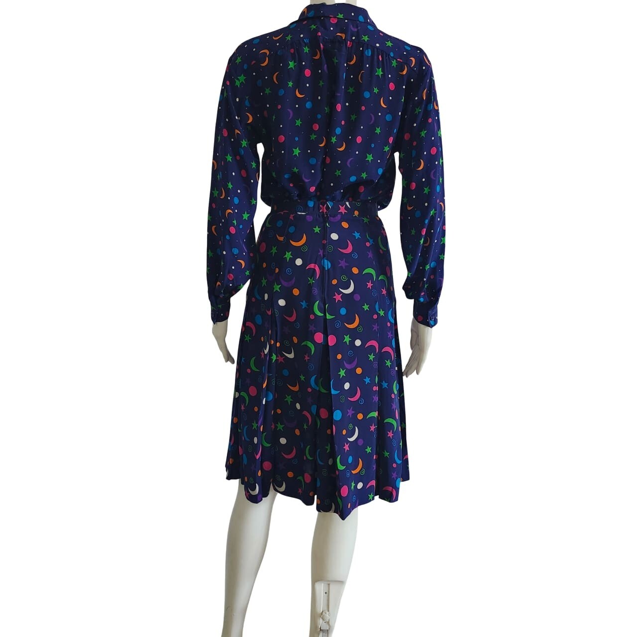 Gonna blusa vintage Yves Saint Laurent Rive Gauche iconica 1979 luna e stella 34