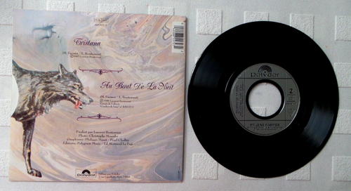 VINYL 45T 7" SP MUSIQUE/ MYLENE FARMER - TRISTANA - 1987 POLYDOR 885 572-7 - Imagen 2 de 2