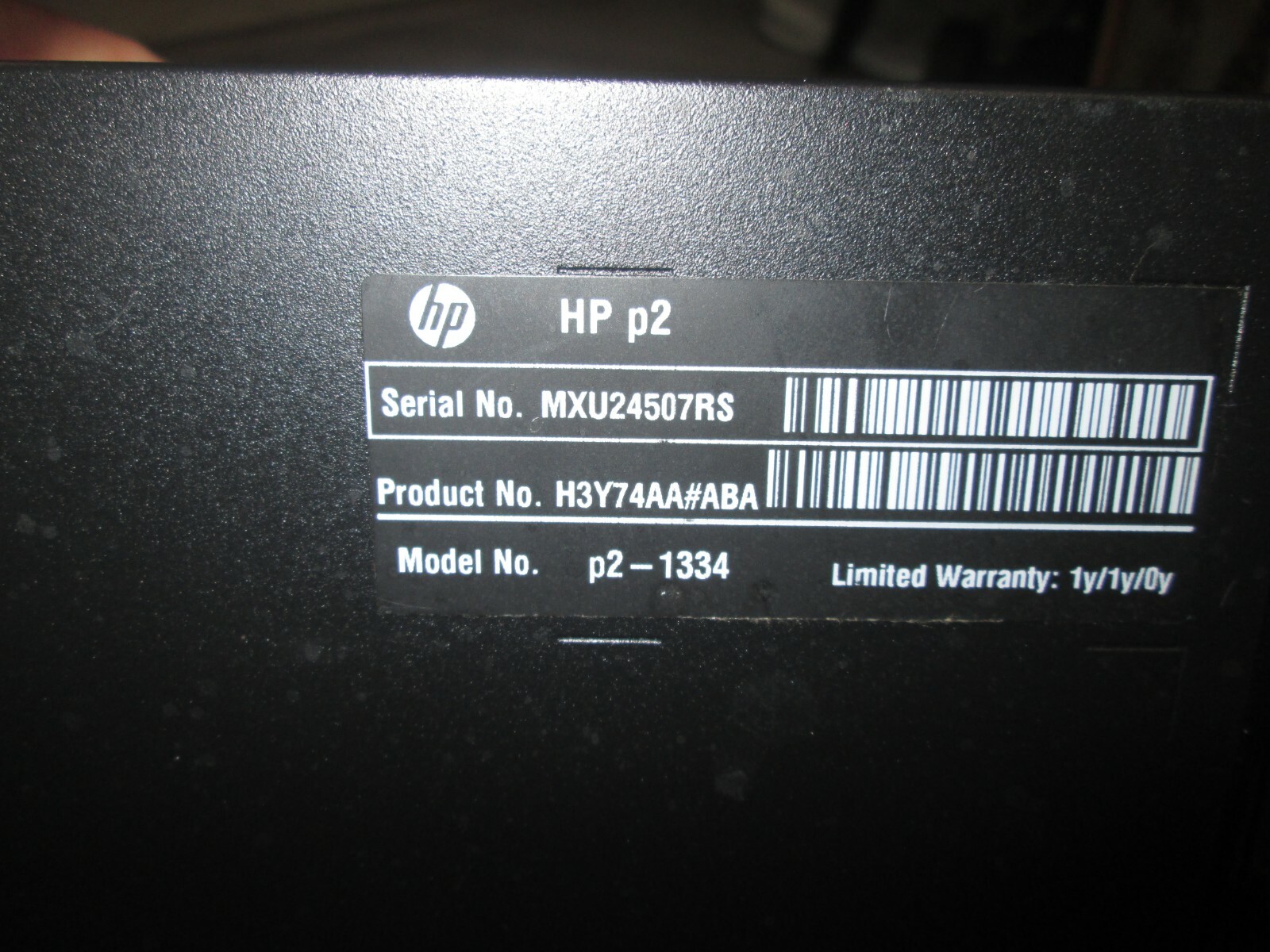 HP Pavilion p21334 Desktop PC, Windows 10Home, 500GB, 4GB Memory, 64