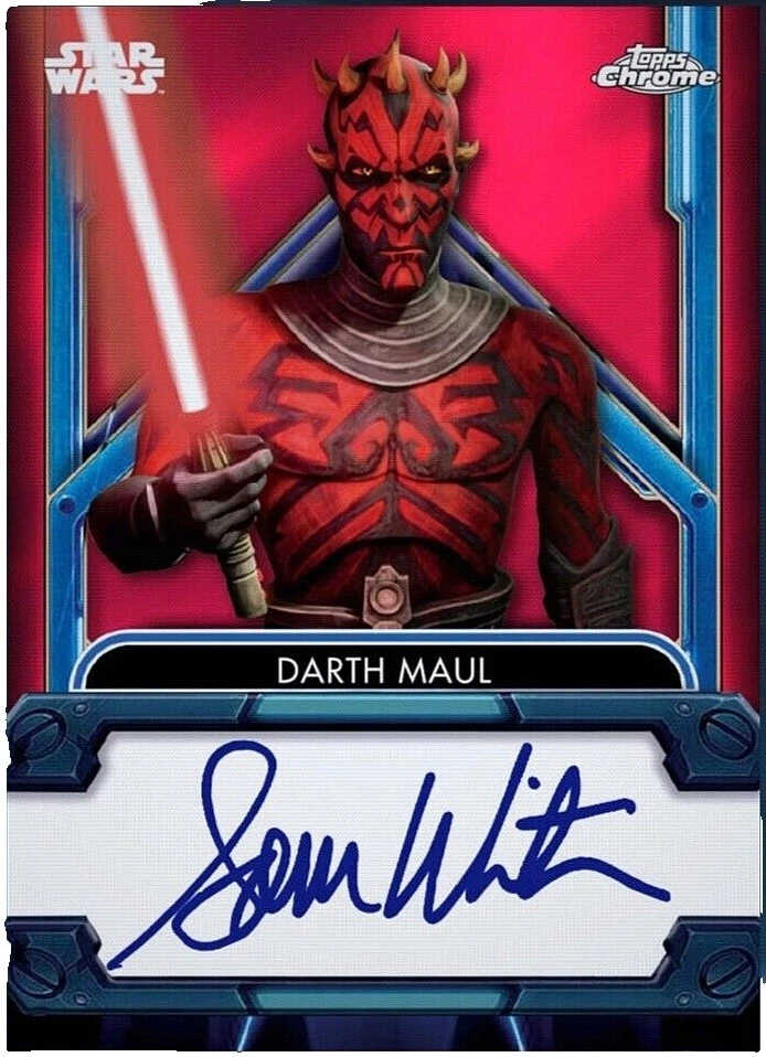 Darth Maul Star Wars Collectable Trading Cards