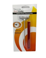 Taylor Grillworks Instant Read Thermometer With Sheath 0-220 Degrees Farenheit