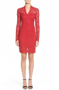 nordstrom long red dress