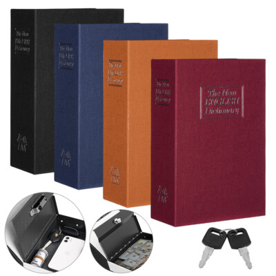 #ad Book Safe Lock Money Cash Sentry Hidden Secret Fire Proof Box Home Storage Vault $19.99