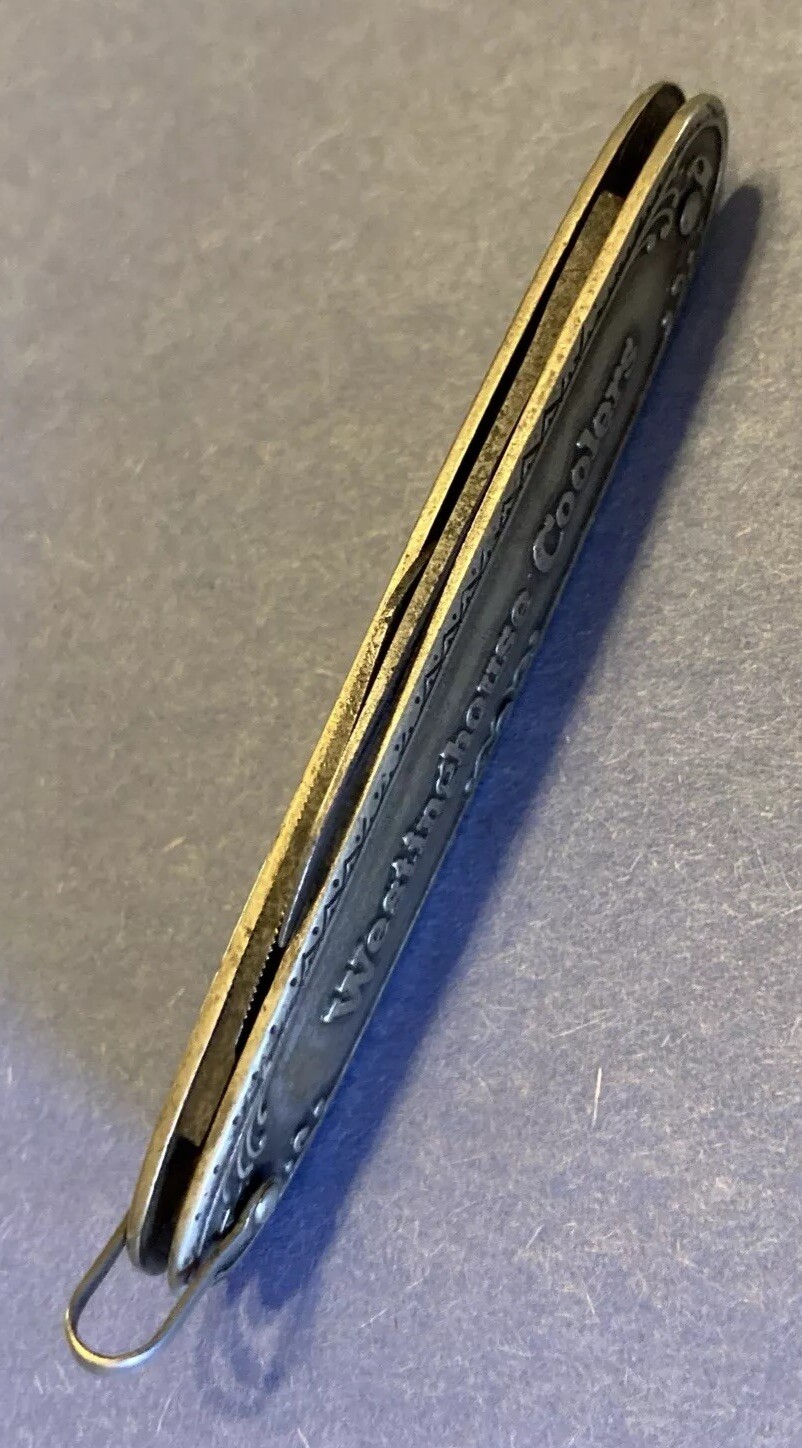 Vintage advertising Westinghouse Coolers 2blade, Pocket Pen Knife, no maker mark