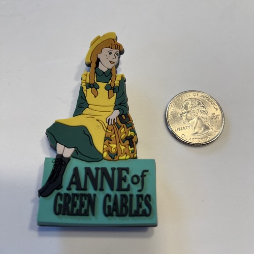 Imán de goma vintage Anne of Green Gables raro - Imagen 3 de 3