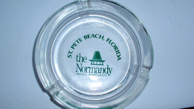 St. Petersburg/ Pete Beach Florida Ashtray The Normandy Motel/Apartments