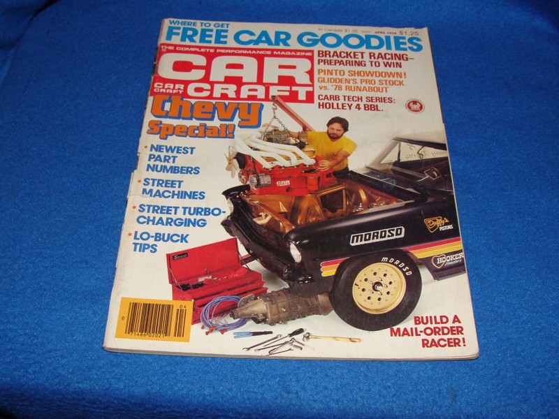 Car Craft Magazine April 1978 Volume 26 Number 4 Petersen Publishing Company Use
