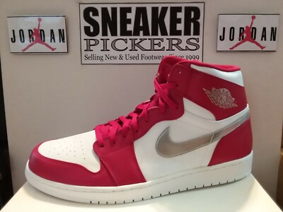 air jordan 1 red white silver