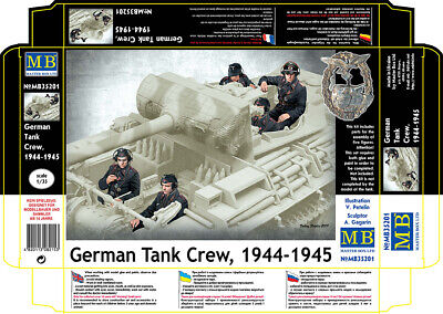 MASTER BOX™ 3525 WWII German Tank Crew Skatspieler FIGUREN in 1:35