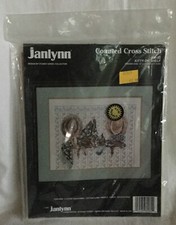 NEW Janlynn Counted Cross Stitch Kit - 80-82 Kitty on Shelf