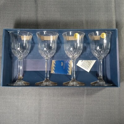 Vintage Italian Concerto Capri Liquor, 24% Lead Crystal, Set