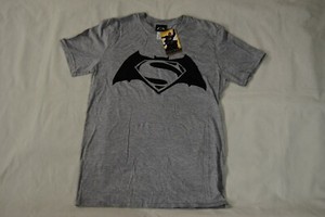 superman black logo t shirt
