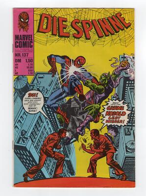 1974 MARVEL AMAZING SPIDER-MAN #136 1ST APP HARRY OSBORN AS GG KEY RARE GERMAN