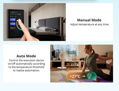SONOFF NSPanel Pro WIFI Smart Home 120 Typ Bedienfeld Integrierter Zigbee Hub - Afbeelding 9 van 23