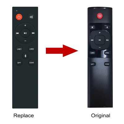 Replace Remote for Edifier S1000MKII Audiophile Active Bookshelf 2.0 Speakers