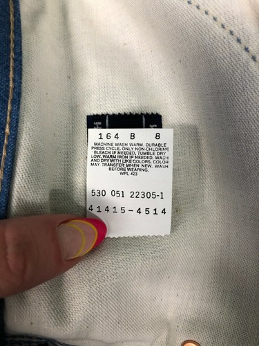 Levi Men's 415 Stretch Waistband Jeans "a Skosh More Room" light wash - Picture 5 of 5