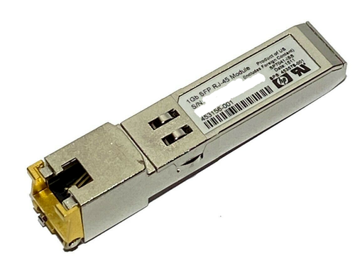 HPE Genuine HP BLc VC 1Gb SFP RJ-45 Module 453156-001Copper ETHERNET ...