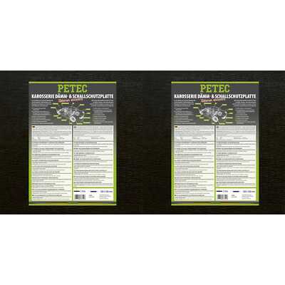 2X Petec Materassino Isolante E Fonoassorbente Bitume Nero 500X500X2Mm Piastra - Foto 4