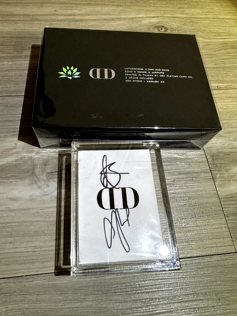 Dan & Dave SIGNED ANYONE X Smoke & Mirrors, LOTUSINHAND Echo x Smoke &  Mirrors