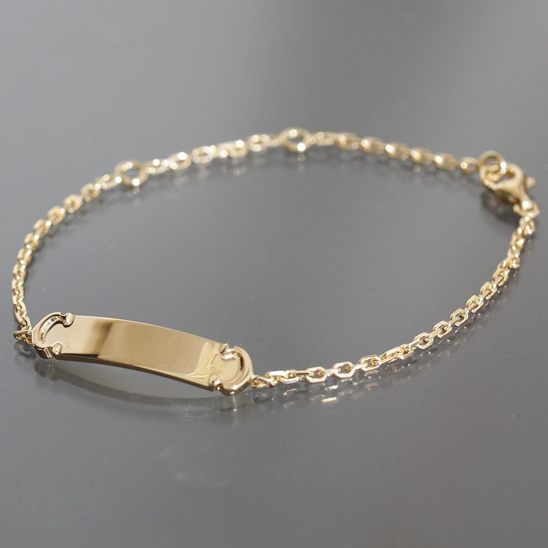 Cartier Identity Bracelet K18YG 16cm 5.5mm x 25mm Yellow Gold-image