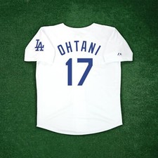 Shohei Ohtani Los Angeles Dodgers Cooperstown Home White Jersey w/ Patch