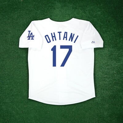 Shohei Ohtani Los Angeles Dodgers Cooperstown Home White Jersey w