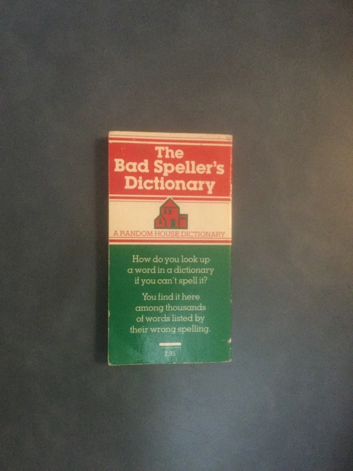 The Bad Speller's Dictionary - Random House - Mini Paperback Book 5 1/4 X 2 3/4 - Image 2 of 4