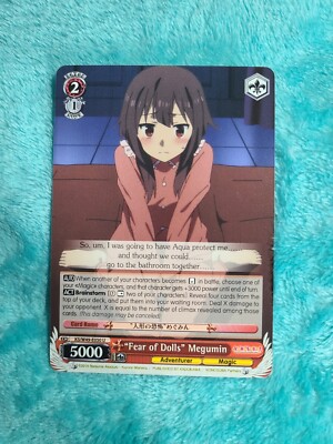 Weiss Schwarz Konosuba Fear of Dolls Megumin U English