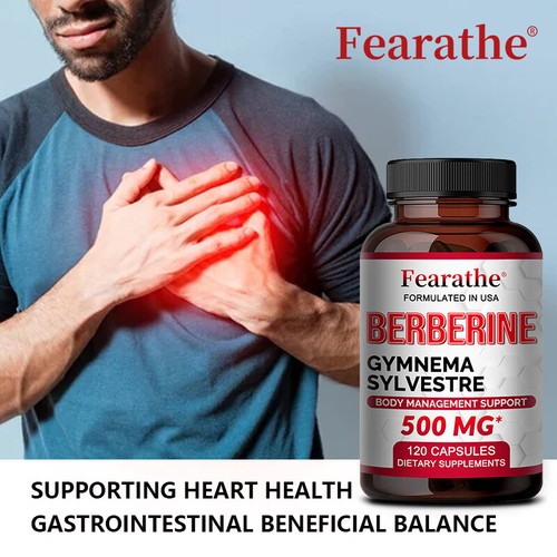 Premium Berberin HCL Extrakt 500mg, gesundes Cholesterin, Unterstützung des Körpermanagements - Bild 10 von 17