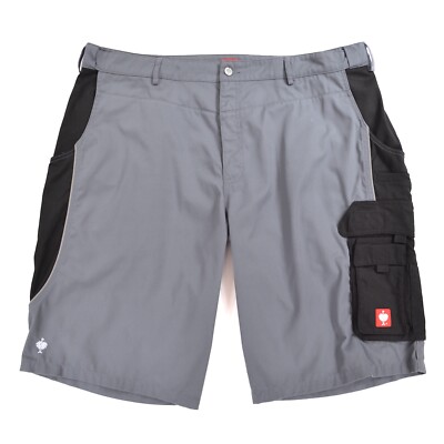 Engelbert Strauss Cargo WorkWear Gray Cotton Mens Shorts sz EUR 64 / US W48R