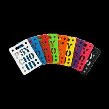 Vision Psycho Stencil Logo Dual Pattern Skateboard Risers