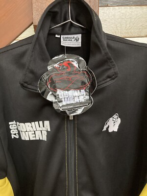 Gorilla Wear Mens zip up jacket “New w/Tags” Bodybuilding
