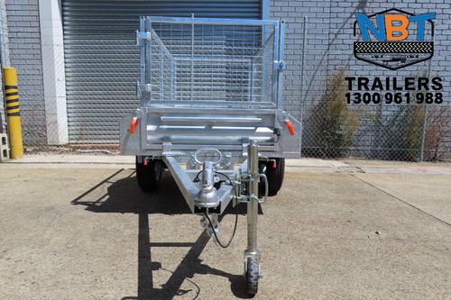 5×3 Hot Dipped Gal Fully Welded Tipper Box Trailer With 600mm Cage ATM 650KG - Picture 6 of 9