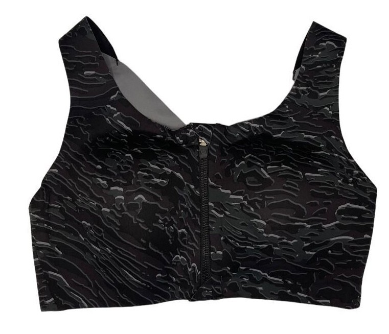 Lululemon Enlite Front-Zip Bra High Support A-DDD(E) Cups_LC Mini WP Black Multi