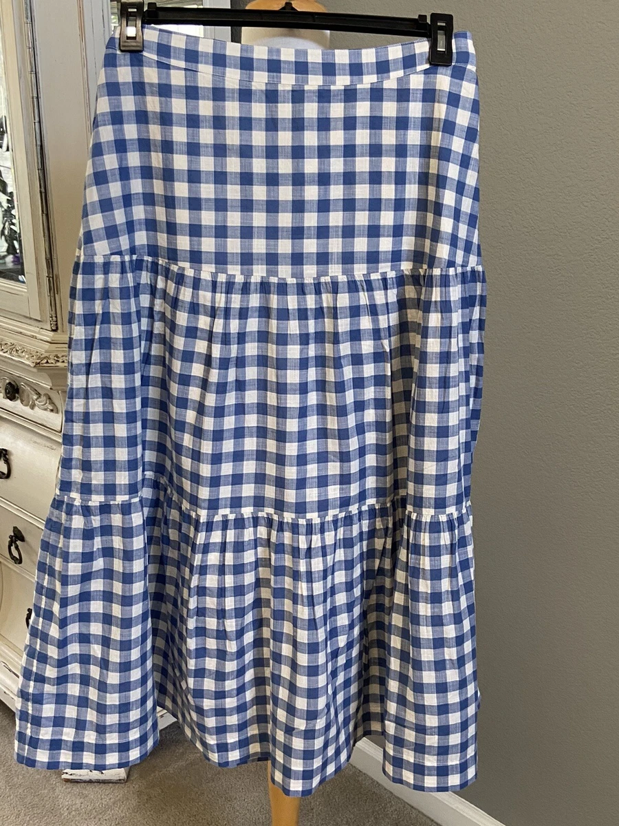 Gap top gingham skirt