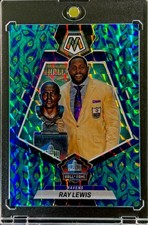 2023 Mosaic PEACOCK PRIZM Hall of Fame RAY LEWIS - Ravens #273