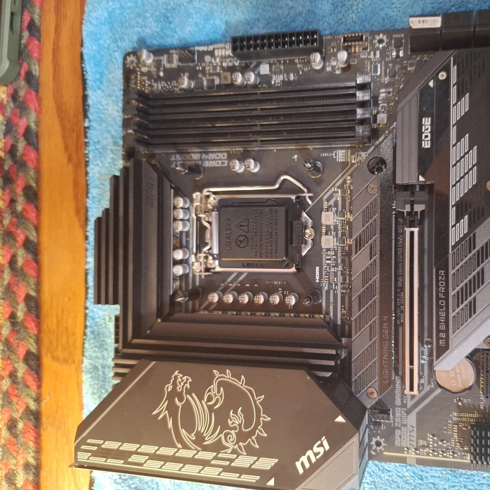 Материнская плата Intel MSI MPG Z590 GAMES EDGE WIFI LGA 1200 Intel Z590 ATX - Изображение 2 из 4