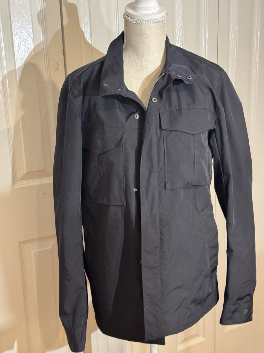 Theory 'Yost N Fuel' Canvas Jacket - Ink -Womens Medium Slim Utility