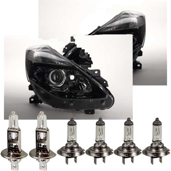 Scheinwerfer Set FüR Renault Clio Br/Cr Bj. 05/09- H7/H7/H1 Mit Blinker 56749453-image